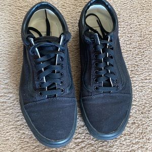 All Black Vans